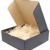 Geschenkkarton Schwarz Groß